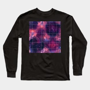 Eternal Void - Infinite Space Seamless Pattern Long Sleeve T-Shirt